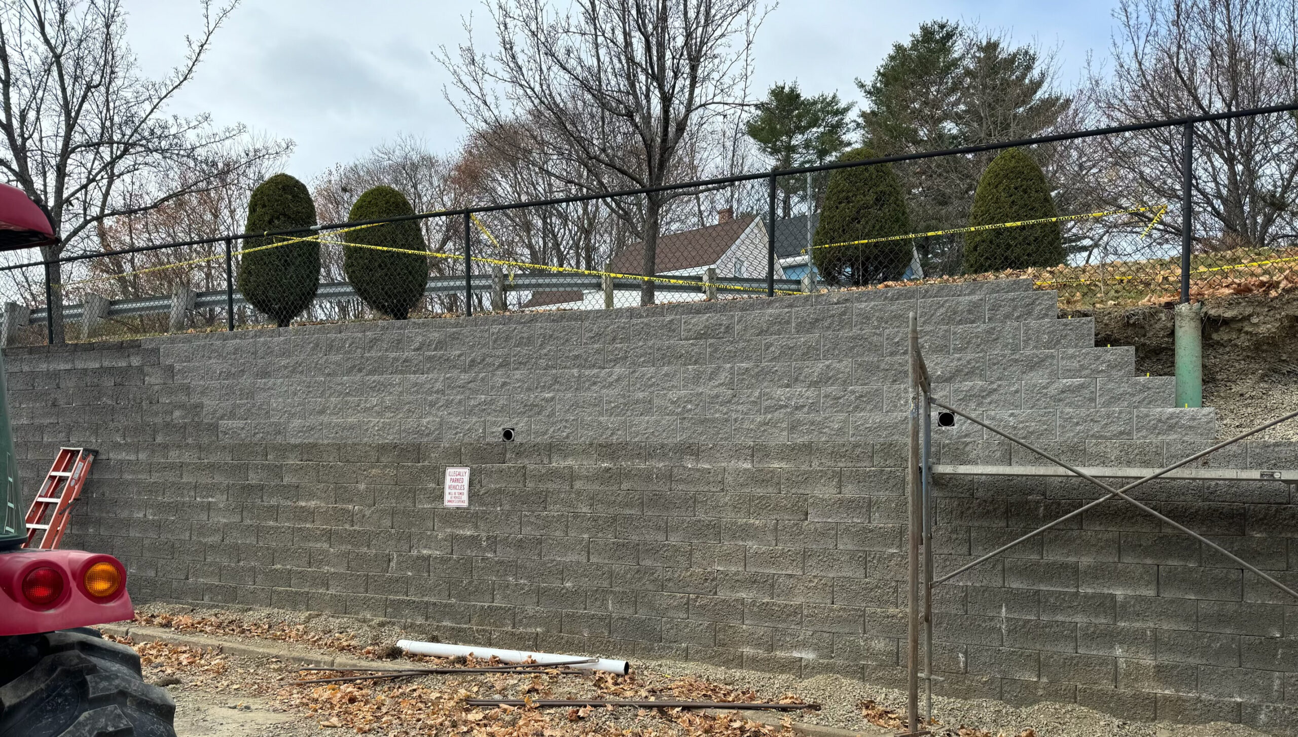 RETAINING WALLS IN PROGRESS - Edited